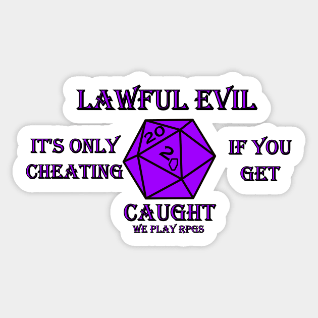 Lawful Evil Sticker by WePlayRPGs